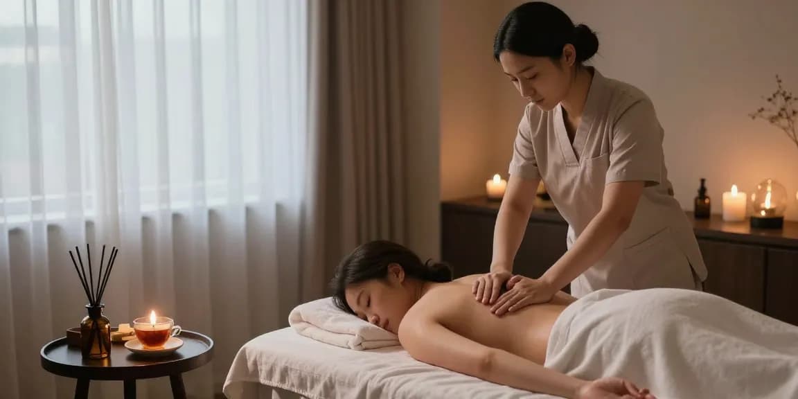 Relaxation at mantra88: serene massage therapy in a luxurious spa setting