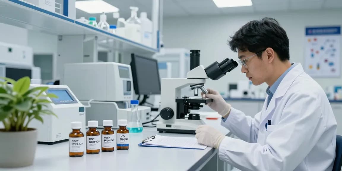 Buy KLOW peptide stack for laboratory research on GHK-Cu, BPC-157, TB-500, and KPV in a modern lab.