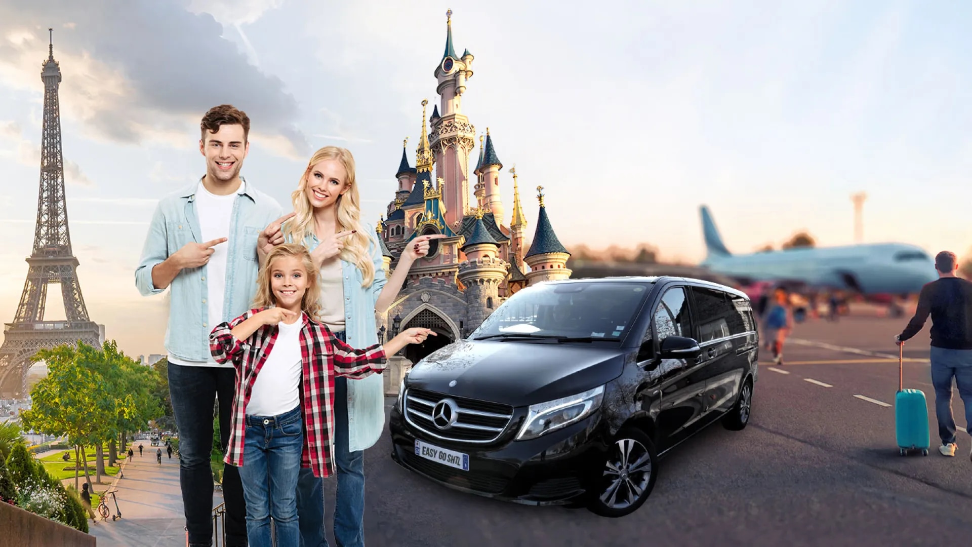 Book Reliable Transfers from paris airport to disneyland Online