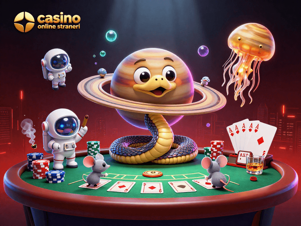 Gioca in un casinò online stranieri, dove i topini astronauti scommettono tra roulette cosmiche.