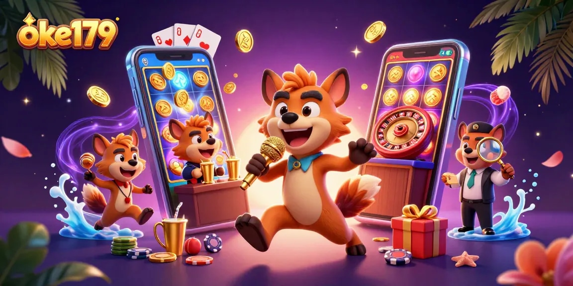 Bet on your favorites with oke179 while hyenas toast and entertain at a vibrant casino.