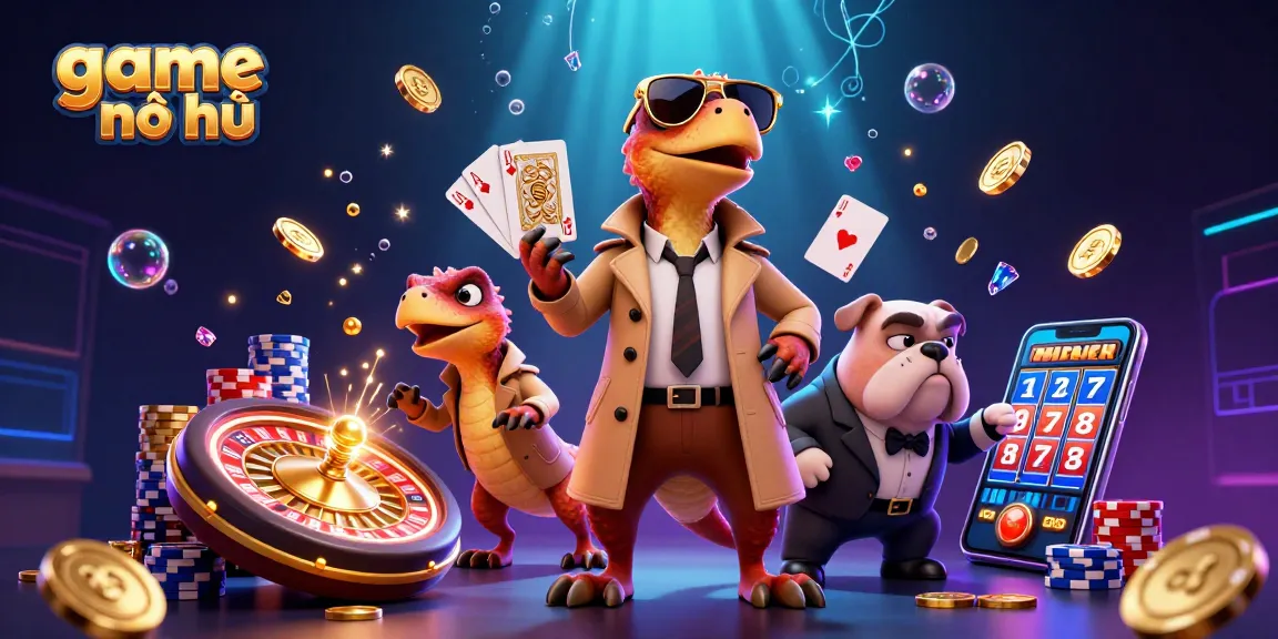 Spin the reels in game nổ hũ with dynamic 3D raptors and sparkling casino elements!