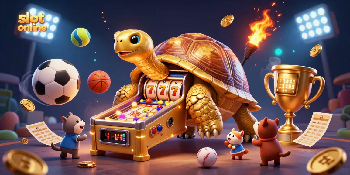 Experience thrilling gameplay with slot online amidst animated characters and a vibrant casino scene.