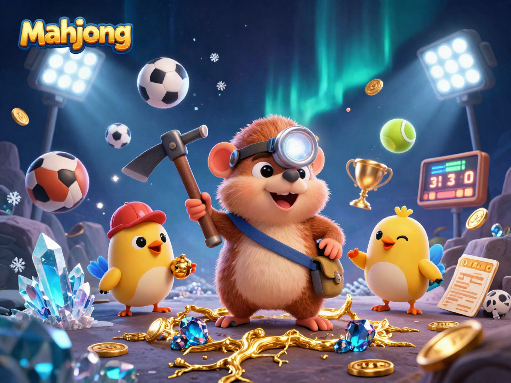 Engage in mahjong with exciting game elements and captivating characters centered around gambling.