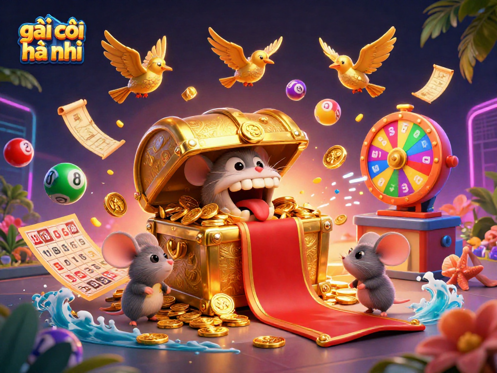 Engaging scene of characters symbolizing gái gọi hà nội amid vibrant casino elements, attracting players with dynamic lottery excitement.
