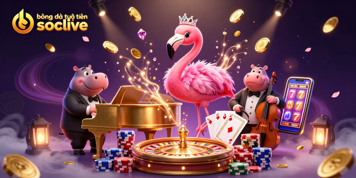 Experience bóng đá trực tuyến socolive with vibrant casino elements, dynamic performers, and engaging visuals.