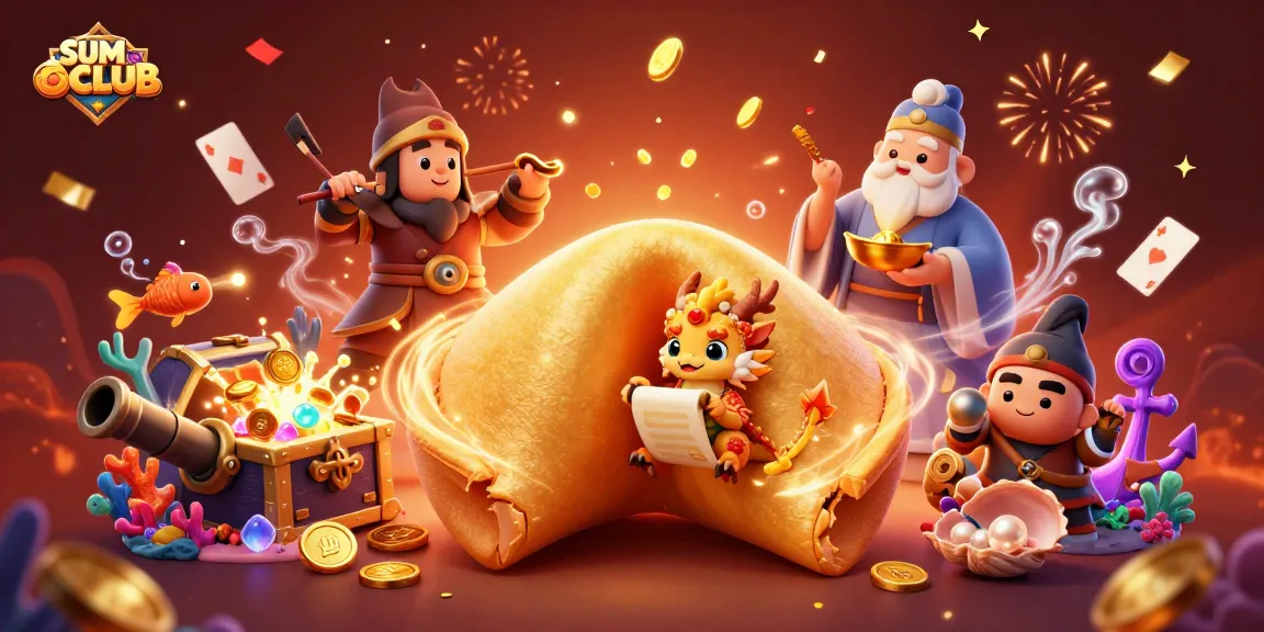 Experience winning moments at SUMCLUB with a dynamic illustration of fortune and excitement.