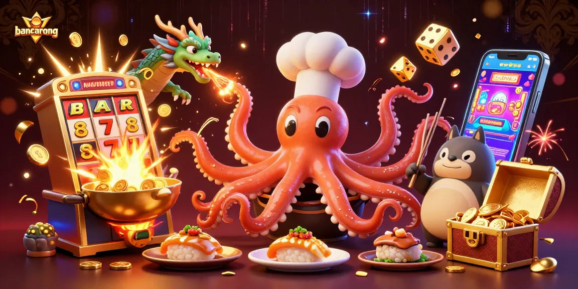 Bancarong slot games feature ultra-detailed 3D characters enjoying casino thrills surrounded by vibrant jackpots.