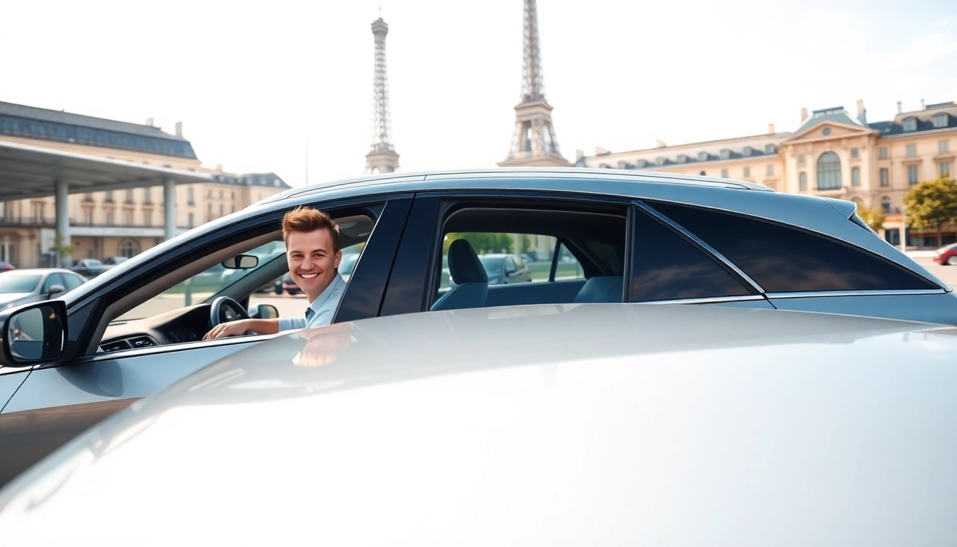 Experience a seamless Orly Airport to Paris Transfer with a friendly driver and the backdrop of Paris.