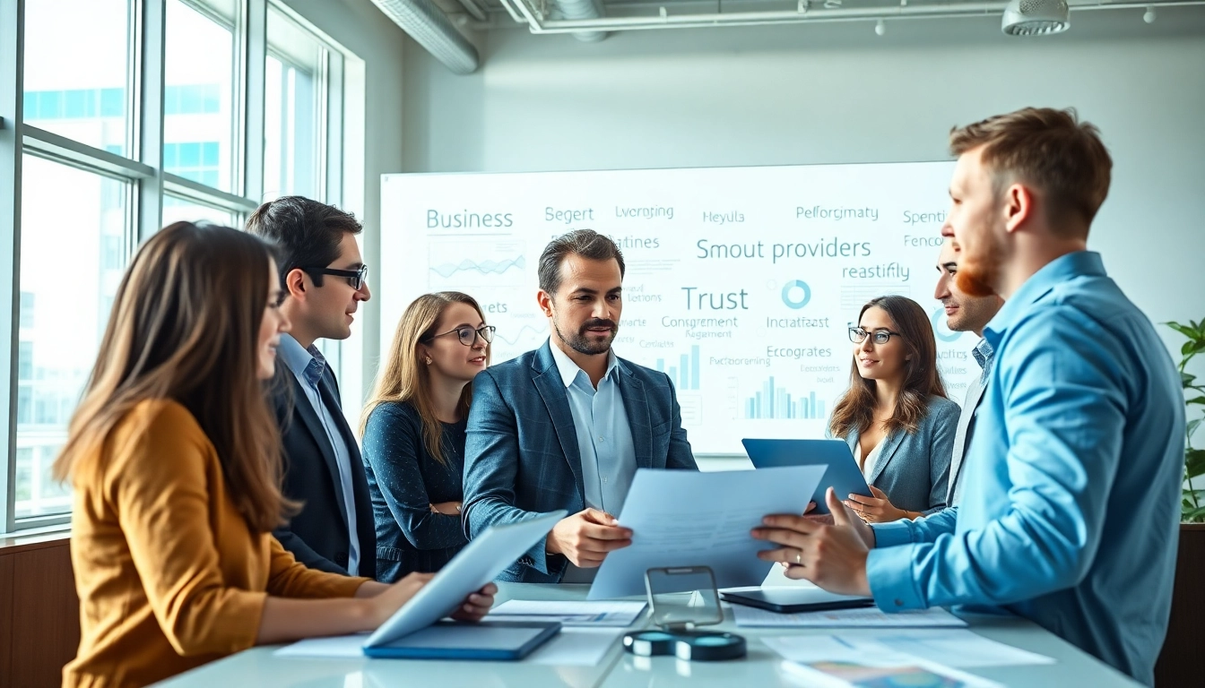 Evaluate which business mobile provider is best UK with a diverse team in a modern office.