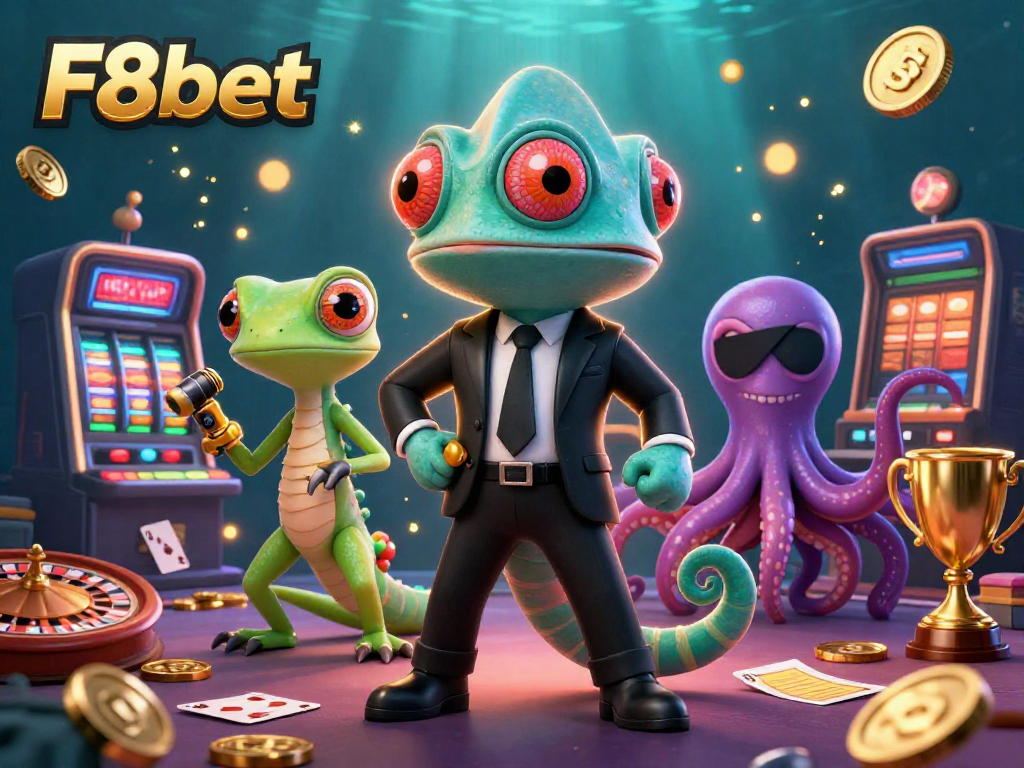 Experience thrilling gaming action with F8bet's vibrant Casino Adventure featuring dynamic characters and engaging elements.