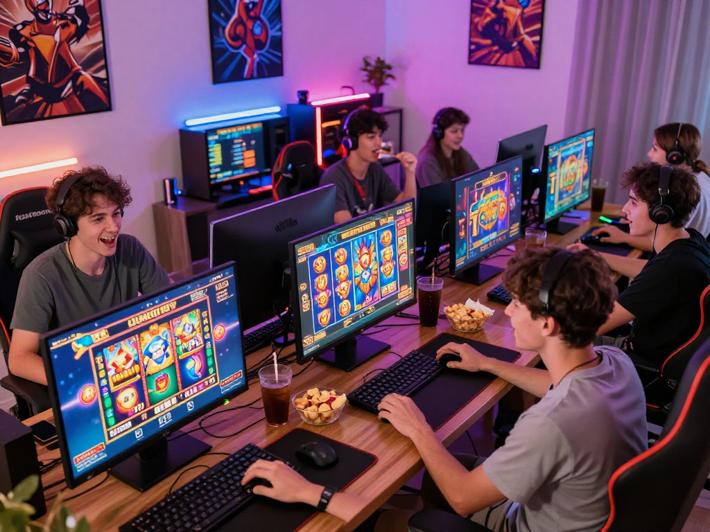 Para pemain slot gacor menikmati permainan dengan antusias di rumah mereka.