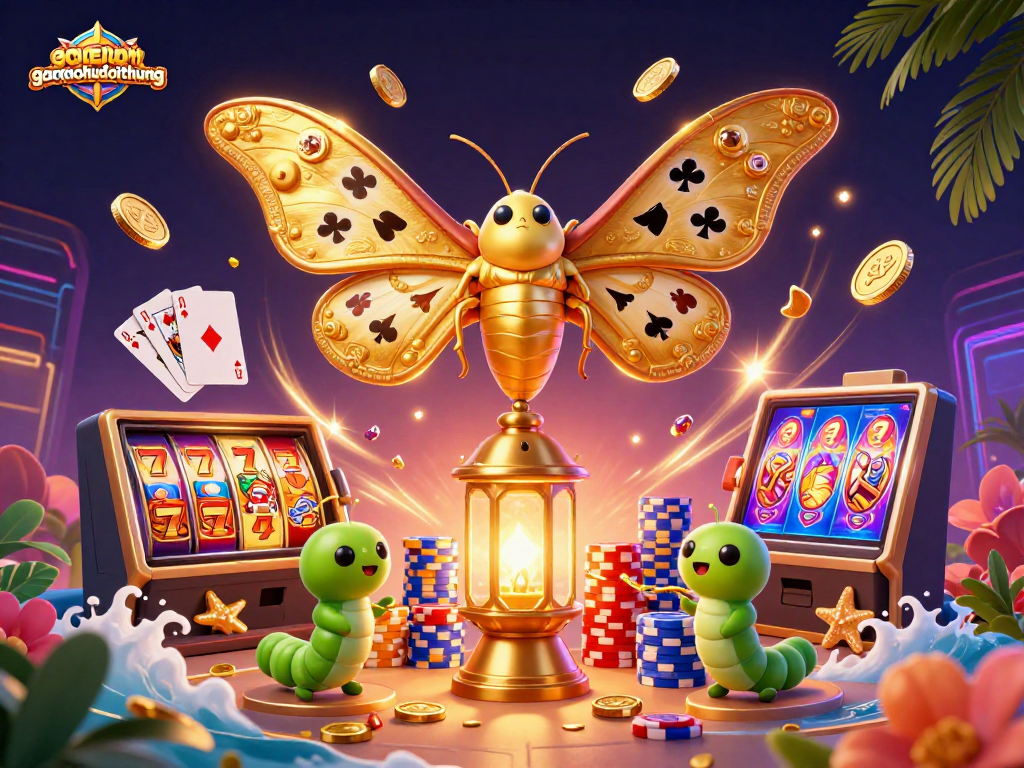 Experience thrilling action with gamenohudoithuong's vibrant slot game scene showcasing unique casino elements.