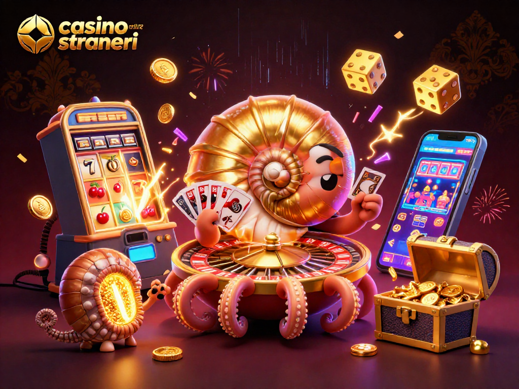 Giocare nei casino online stranieri con una scena vibrante di vincite e divertimento.