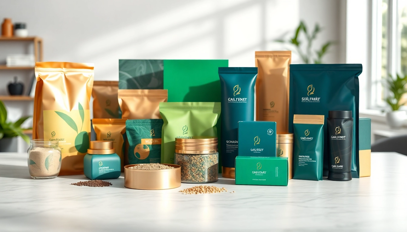 Showcasing innovative Packaging Design & Commercialization with diverse styles and eco-friendly materials.