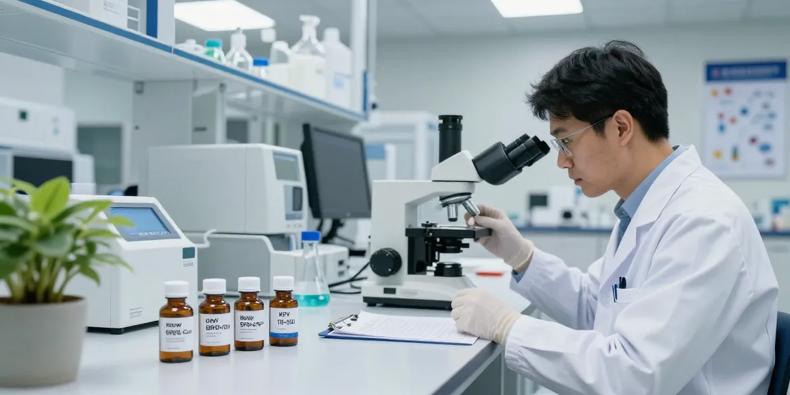 Buy KLOW peptide stack for laboratory research on GHK-Cu, BPC-157, TB-500, and KPV in a modern lab.
