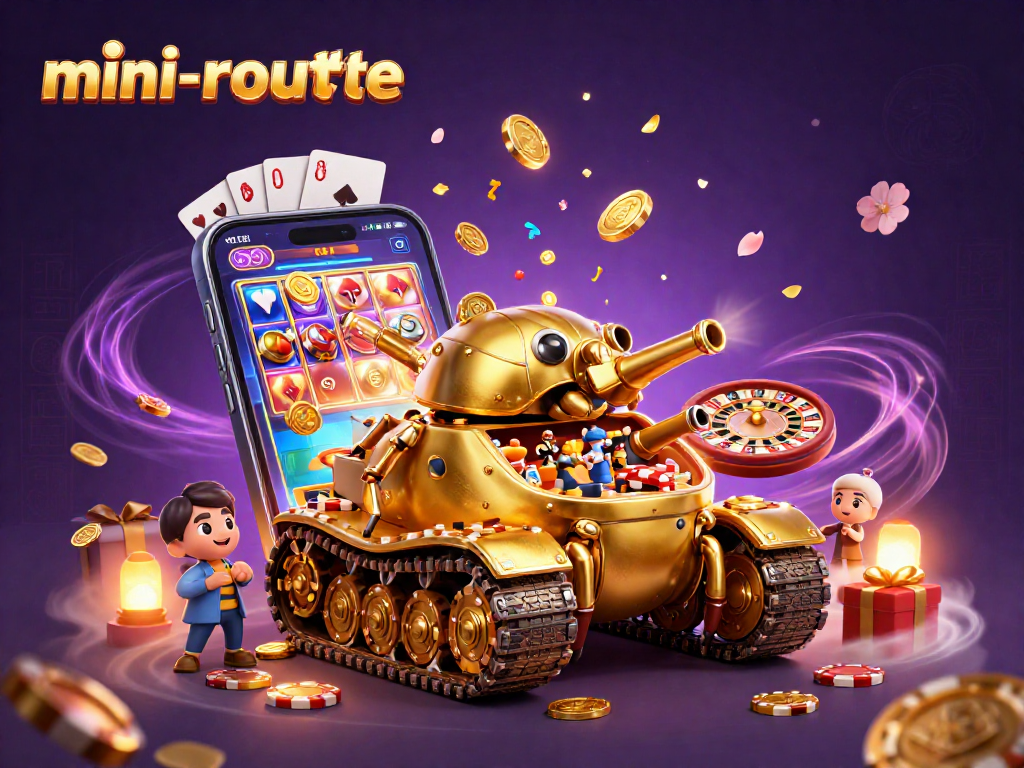 Experience the thrill of mini-roulette in a vibrant casino tank loaded with games and exciting surprises.