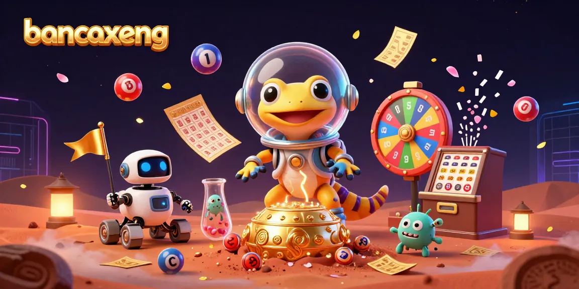 Engage with bancaxeng's thrilling fish shooting adventures as a Martian gecko and robotic sidekick discover treasures.