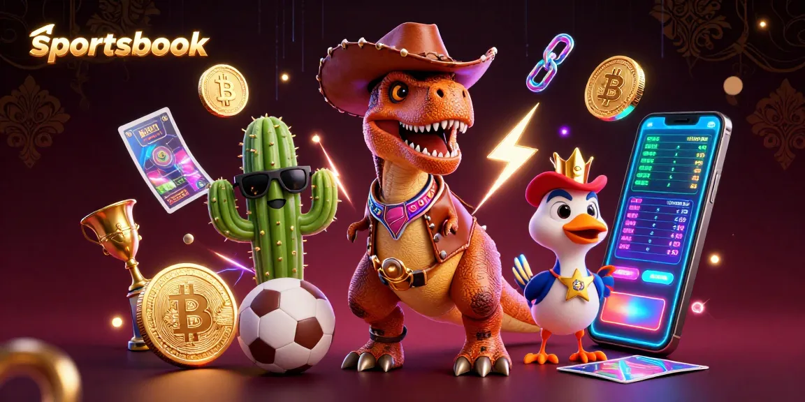 Engage with the sportsbook through lively dinosaur characters and dynamic betting elements.