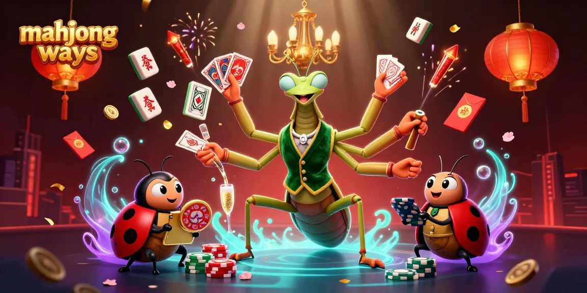 Experience mahjong ways with vibrant characters engaging in festive casino excitement.