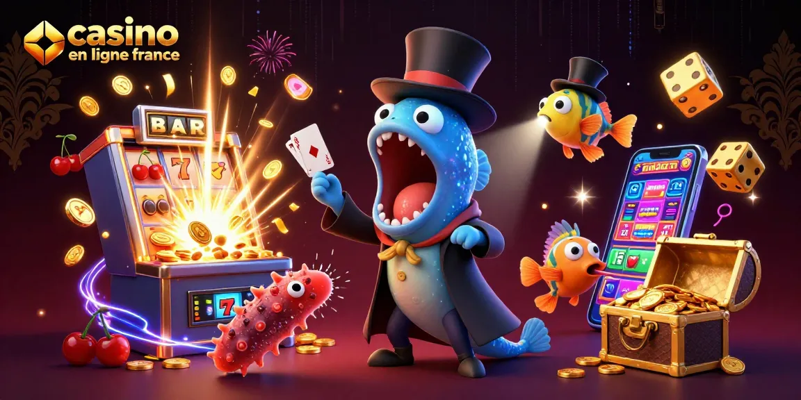 Profitez de la magie du casino en ligne France avec un spectacle fascinant de créatures marines.