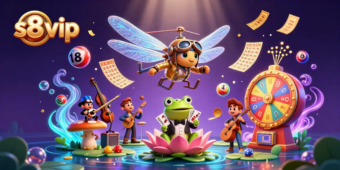 Experience thrilling wins with S8 VIP in a vibrant casino scene full of action and entertainment.