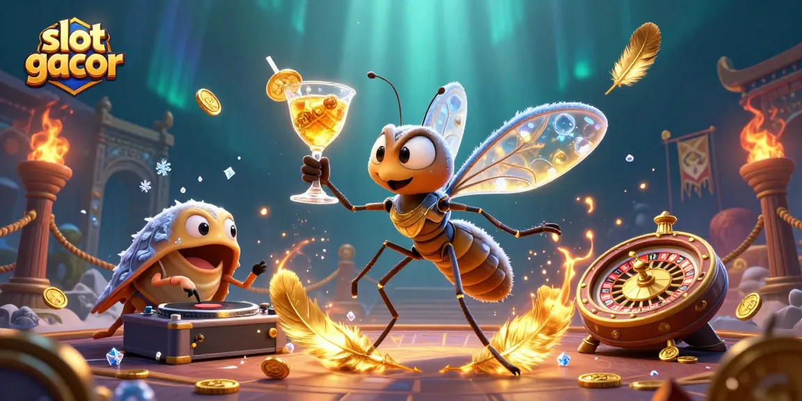 Spin the reels and win with slot gacor in a vibrant 3D casino illustration.