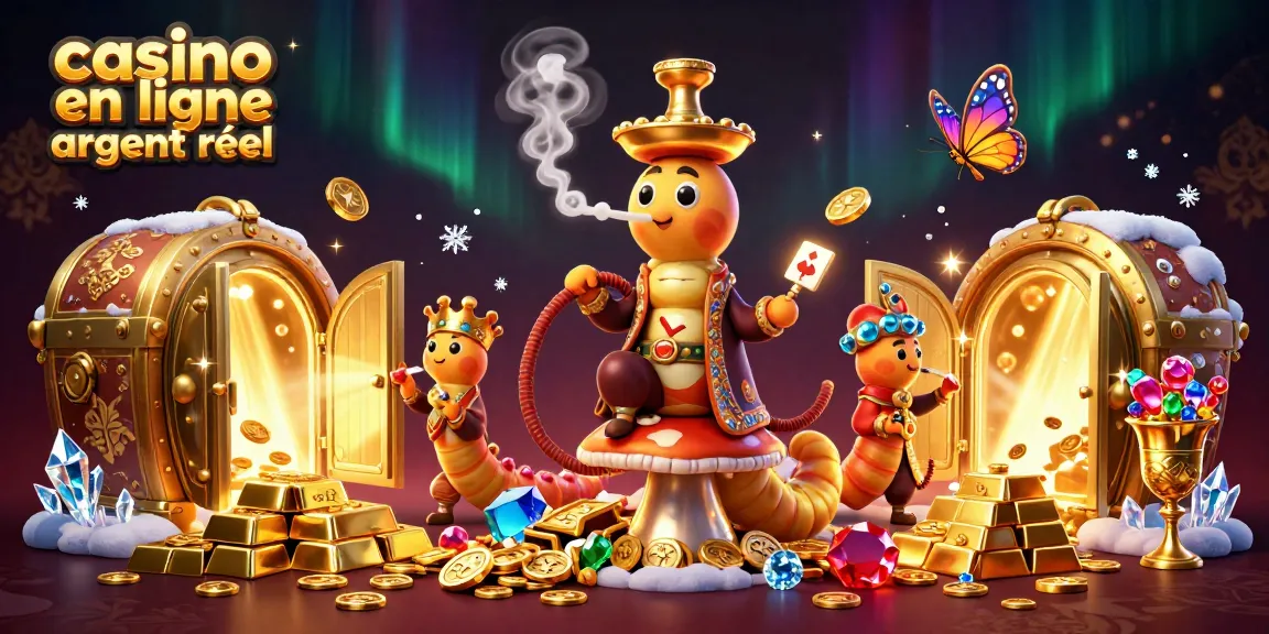 Plongez dans l'univers fascinant du casino en ligne argent réel avec cette illustration riche en détails.