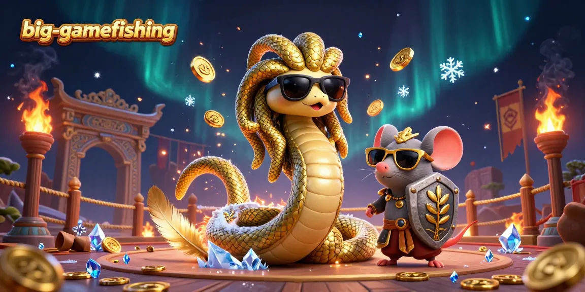 Discover winning strategies with big-gamefishing in this vibrant casino illustration featuring Medusa and a warrior mouse.