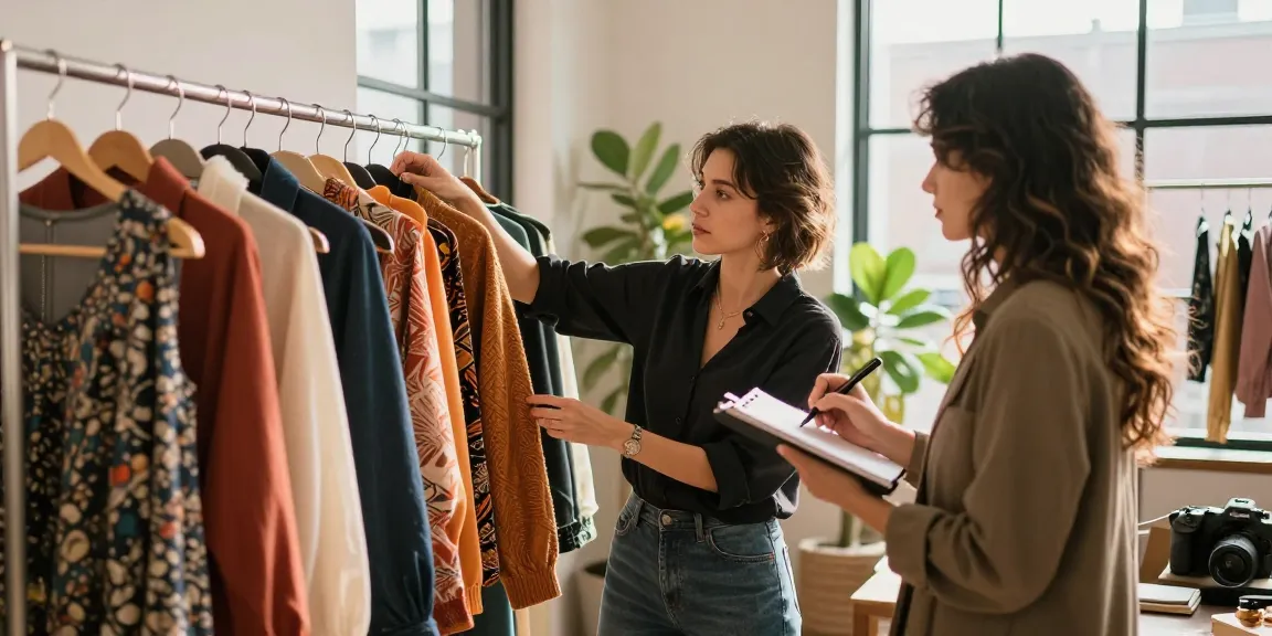 Consulenza d'immagine Milano: consulente e cliente in un'esperienza di stile personalizzato.