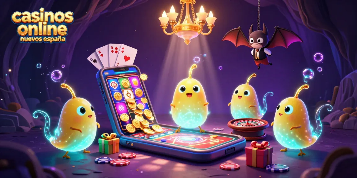 Disfruta de nuevos juegos de casinos online nuevos España con coloridos efectos y luces vibrantes