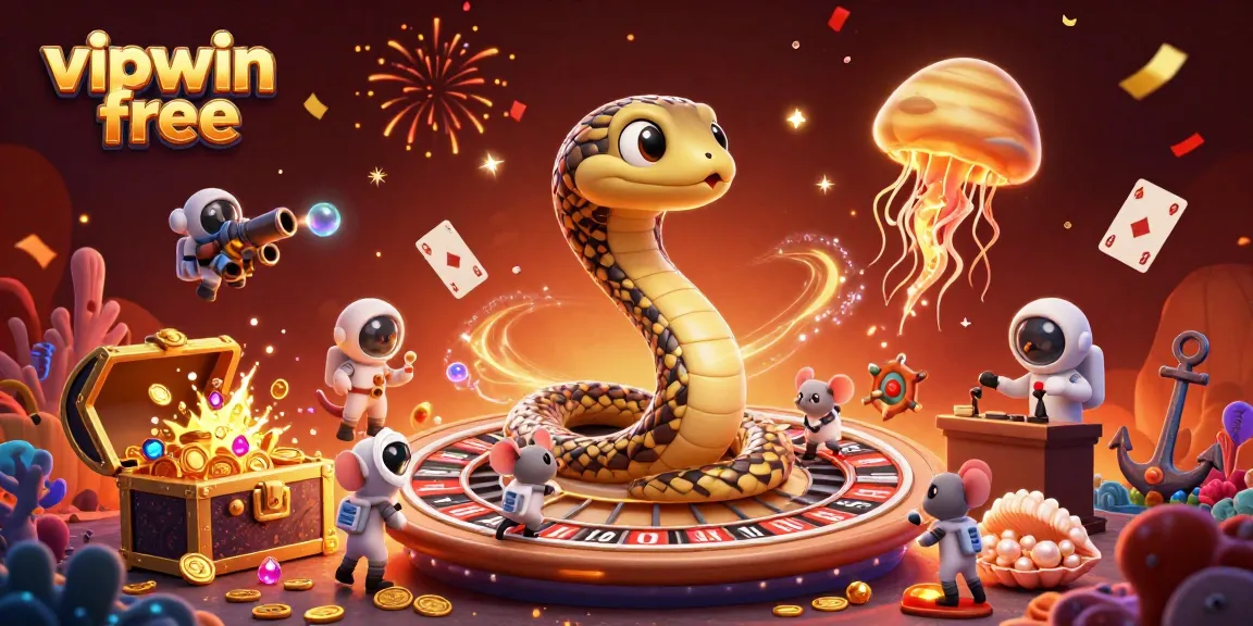 Experience thrilling bets at vipwin free with a cosmic roulette game and vibrant visuals.
