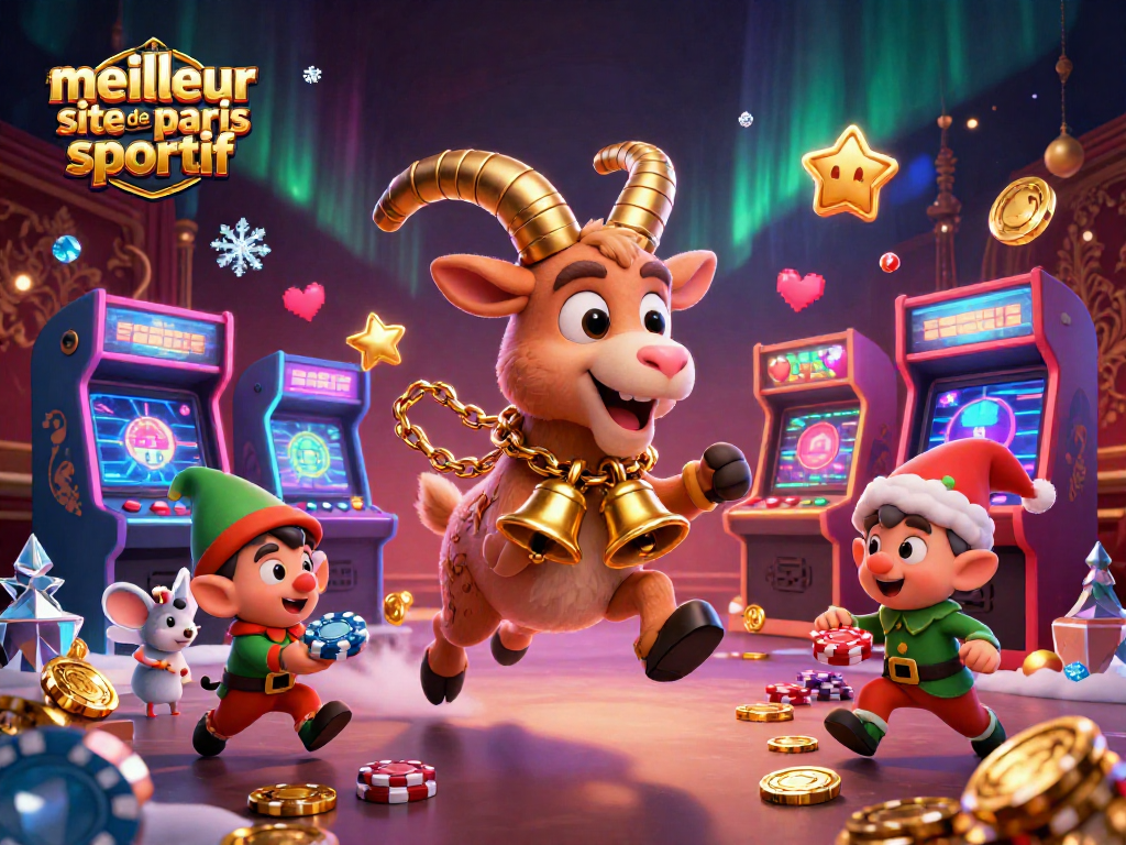 Découvrez le meilleur site de paris sportif avec une ambiance festive et des personnages de casino animés.