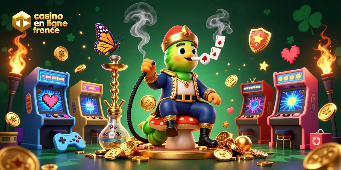 Découvrez une illustration dynamique du casino en ligne France avec des personnages de casino colorés.