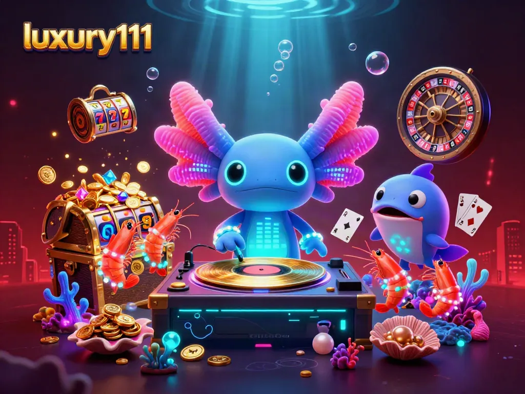 Experience the excitement of luxury111 gaming with slots, roulette, and vibrant underwater action.