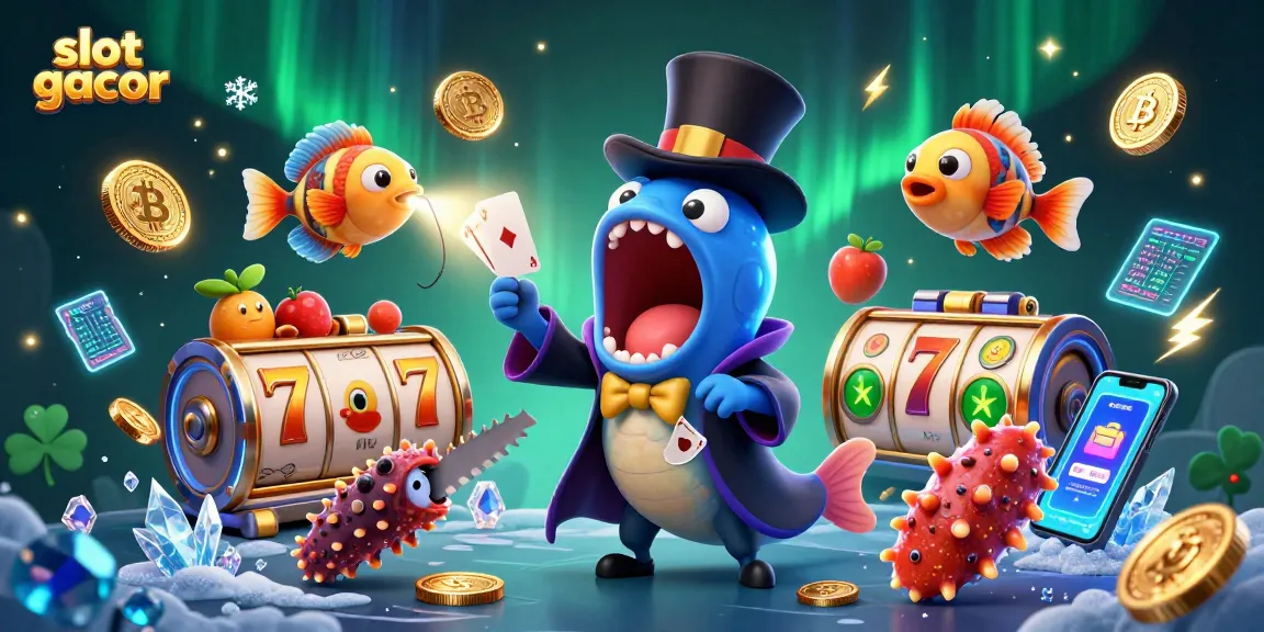 Experience the vibrant world of slot gacor with a magical deep-sea performance involving unique characters and captivating gaming elements.