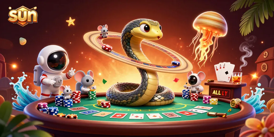 Bet on the sun and win big with vibrant casino-style elements in this 3D illustration.
