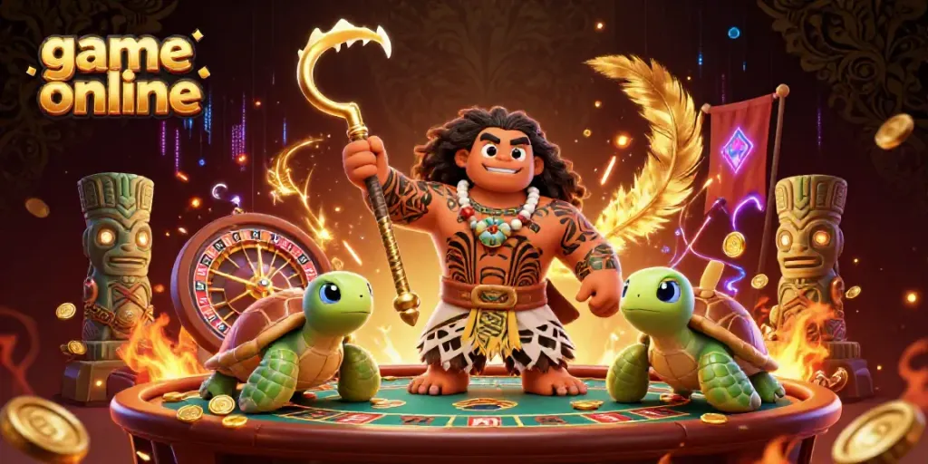 Experience immersive game online action with vibrant characters, casino vibes, and dazzling effects.